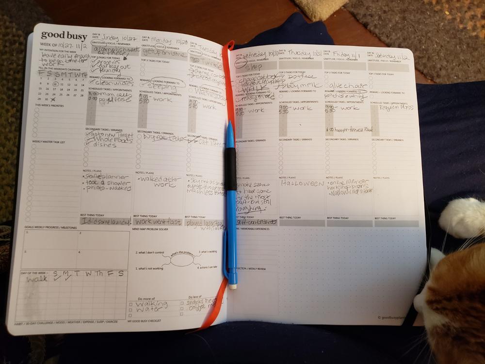 Undated 12-Month Weekly Planner - Customer Photo From Kristin D.