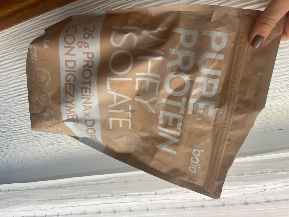 PURE PROTEIN WHEY ISOLATE VAINILLA 750G - Customer Photo From Ana González González