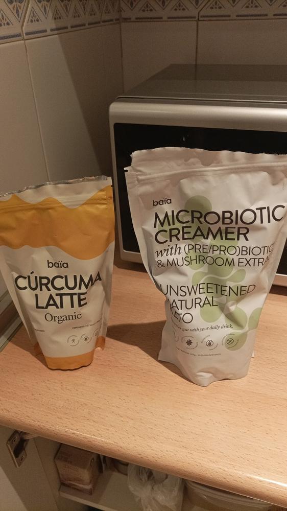 PACK 4 CÚRCUMA LATTE - Customer Photo From CRISTINA CRUZ MADRID
