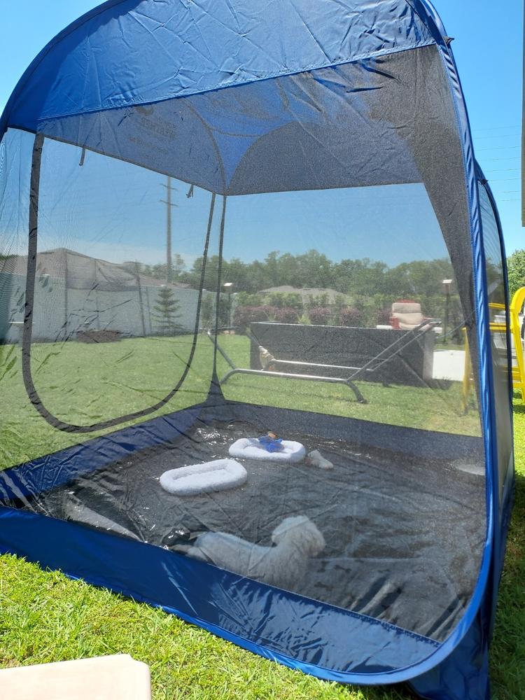 pop up screen tent with floor