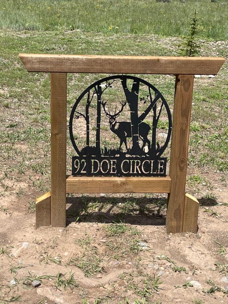 Deer Circle Monogram - Customer Photo From Fred Levin