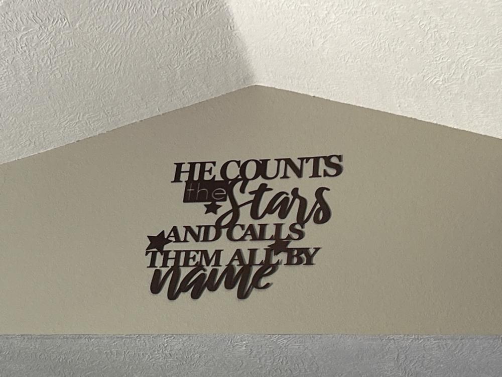 He Counts the Stars - Customer Photo From Vickie mcelhany