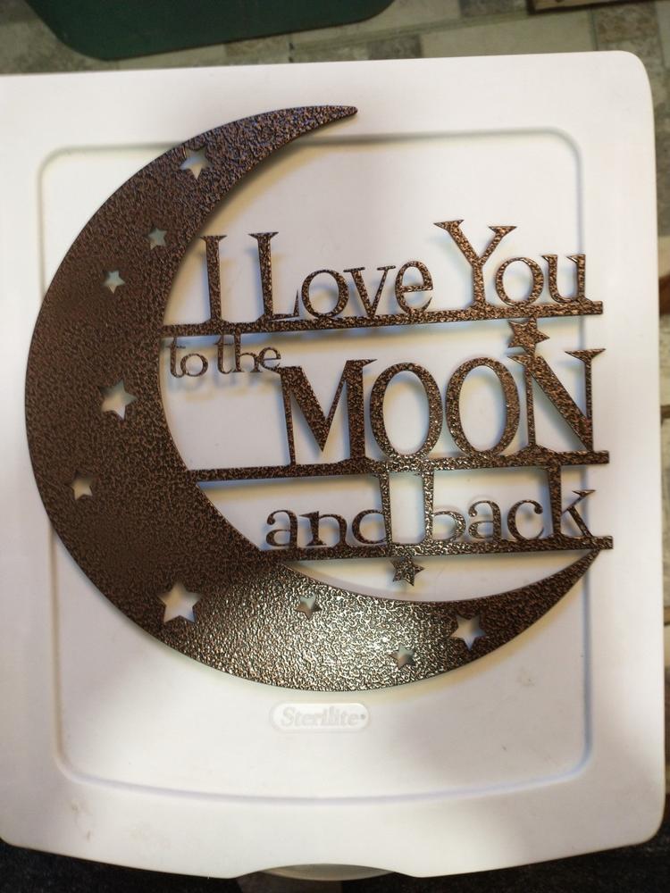 I Love You to the Moon & Back - Customer Photo From Jessica Zen Rosado