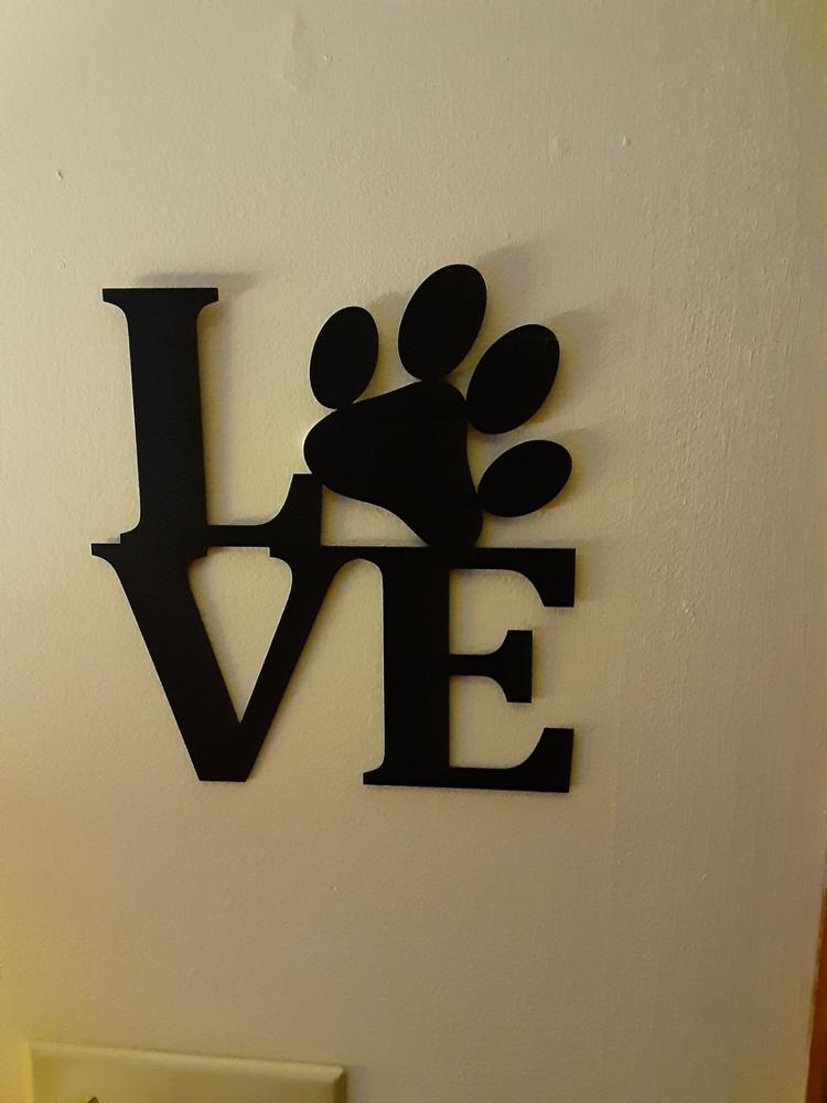 Dog Love with Paw - Customer Photo From Kimberly Hawk