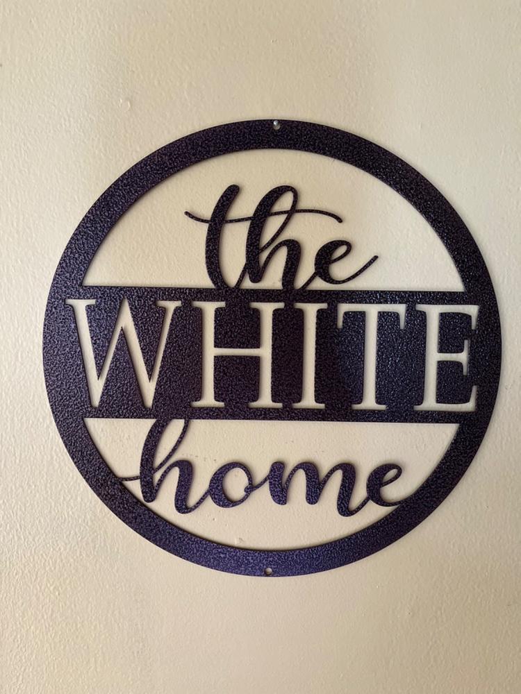 Circle Home Monogram - Customer Photo From Michaeline White