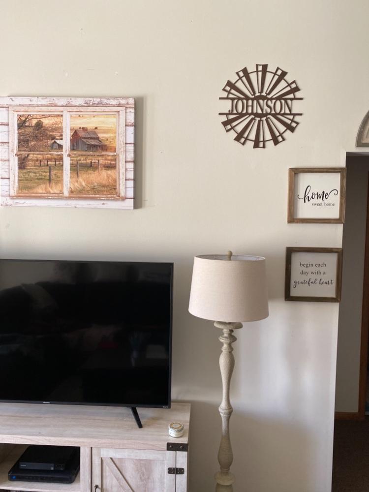 Windmill Monogram - Customer Photo From Shirley Johnson