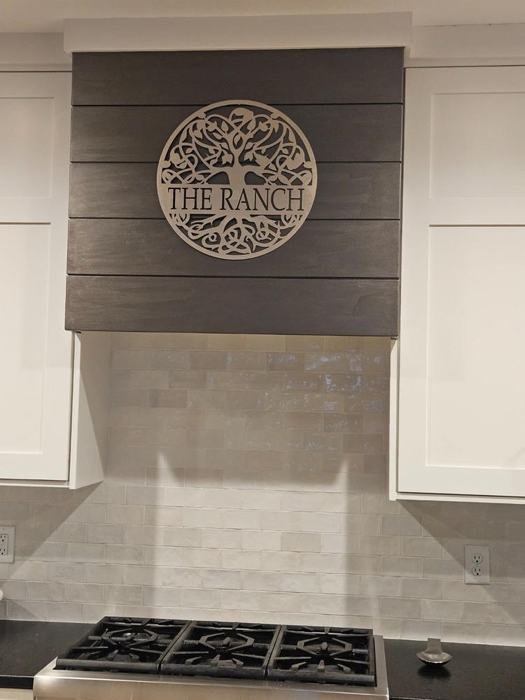 Tree of Life Monogram - Customer Photo From Steve Williams