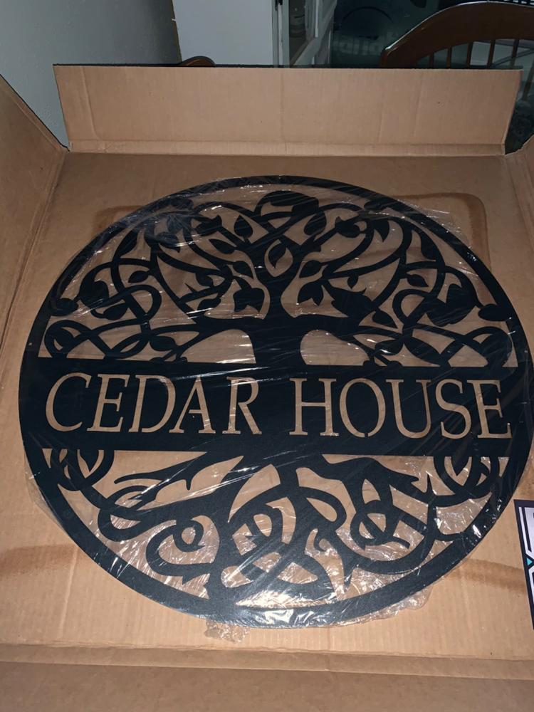 Tree of Life Monogram - Customer Photo From Jeri Rust