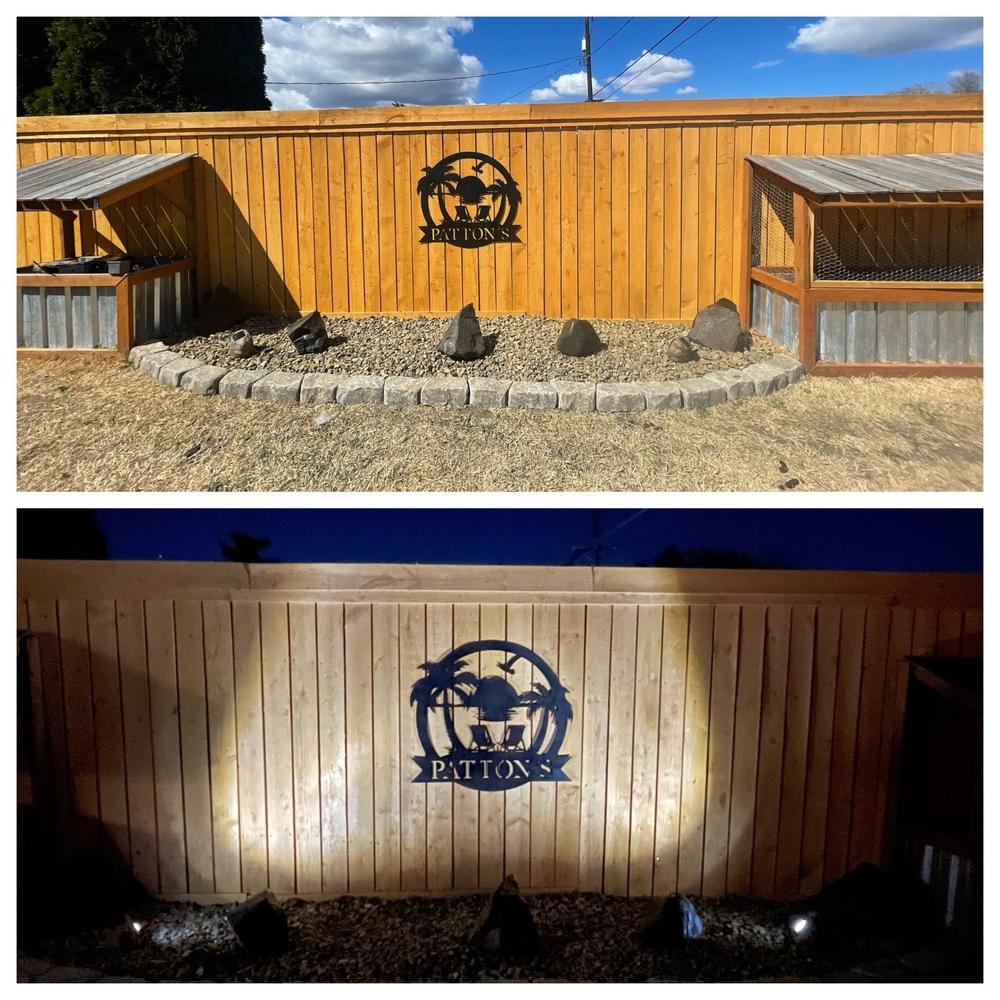 Beach Monogram - Customer Photo From Tim Patton