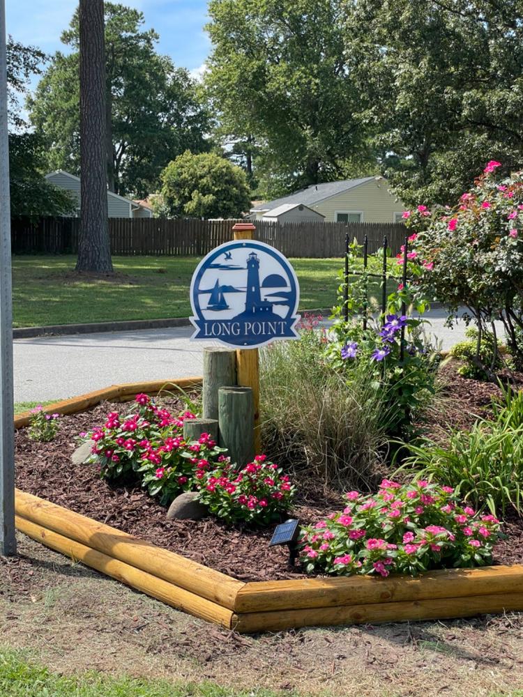 Lighthouse Monogram - Customer Photo From JoAnn Cawood