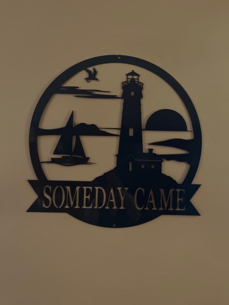 Lighthouse Monogram - Customer Photo From Kathryn Grove