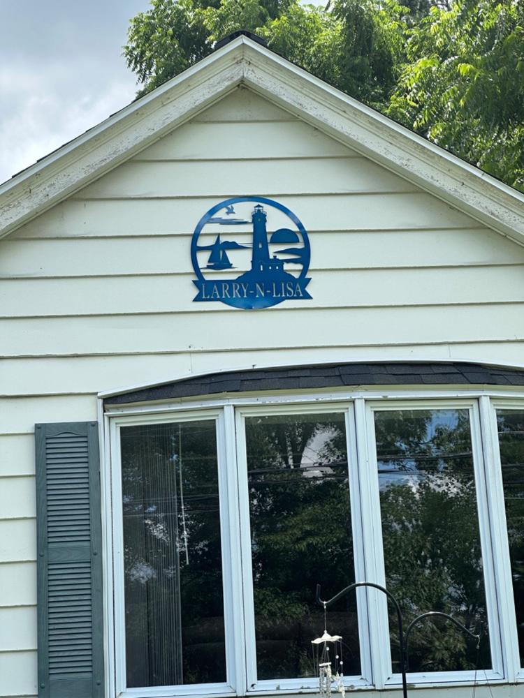 Lighthouse Monogram - Customer Photo From Lawrence Matchem