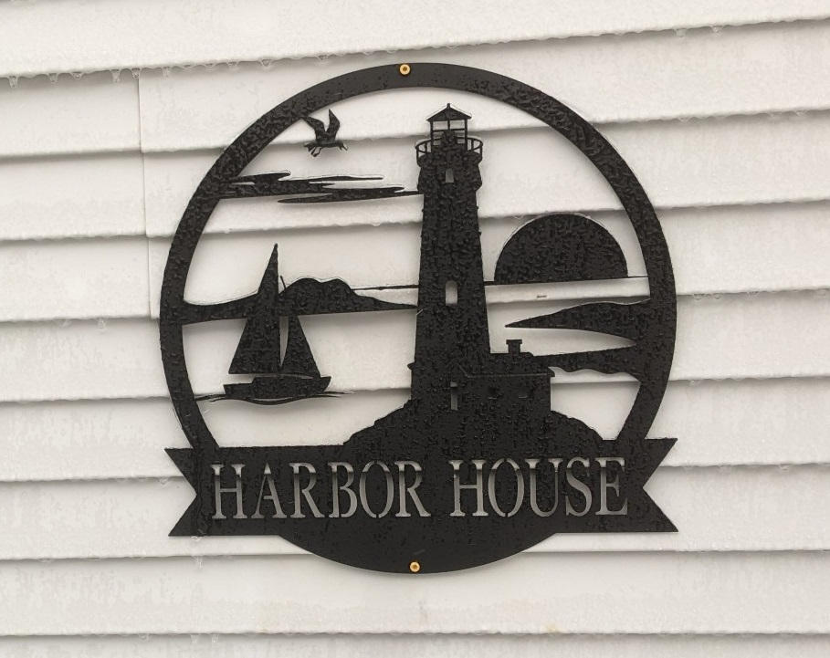 Lighthouse Monogram - Customer Photo From Lawrence Jones