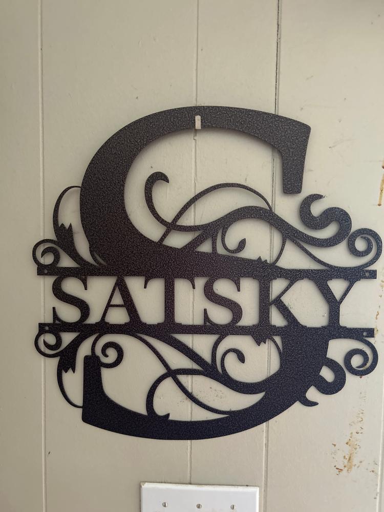 Infinity Monogram - Customer Photo From Connie Satsky