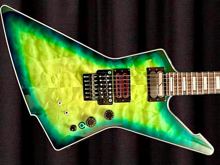Black Stealth, LED Guitar Killswitch - Customer Photo From Lane Sparber