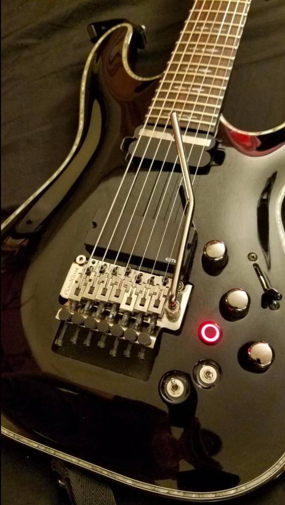 Black Stealth, LED Guitar Killswitch - Customer Photo From Matt Frantz