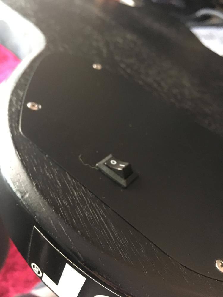 Black Stealth, LED Guitar Killswitch - Customer Photo From Paul