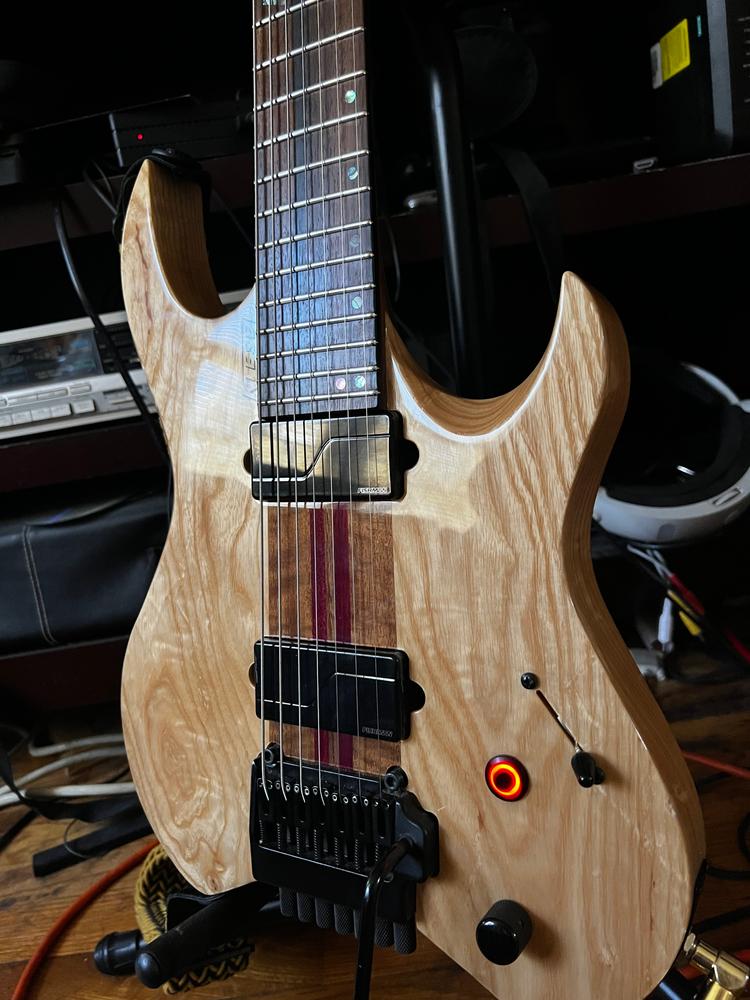 Black Stealth, LED Guitar Killswitch - Customer Photo From Matt F.
