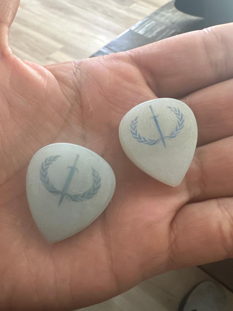 Goliath & Megalith Plectrums - Customer Photo From Jordan Salazar