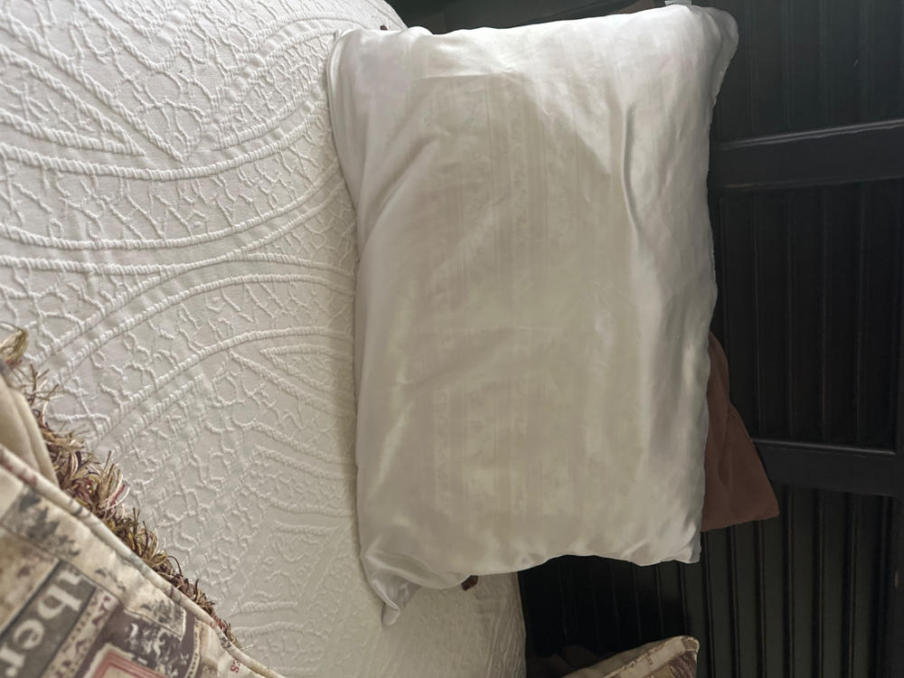 Pillowcase - White - Standard - Customer Photo From Kathy D.