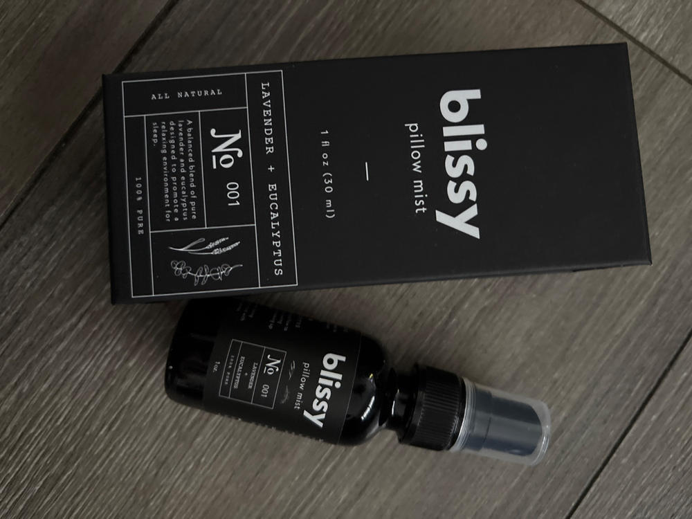 Blissy Sleep & Pillow Mist (Lavender & Eucalyptus) - Customer Photo From Jessie T.