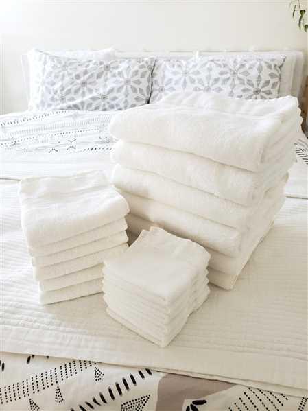 Clayton J Lewis verified customer review of White 18 Piece Soft Cotton Bath Towel Set