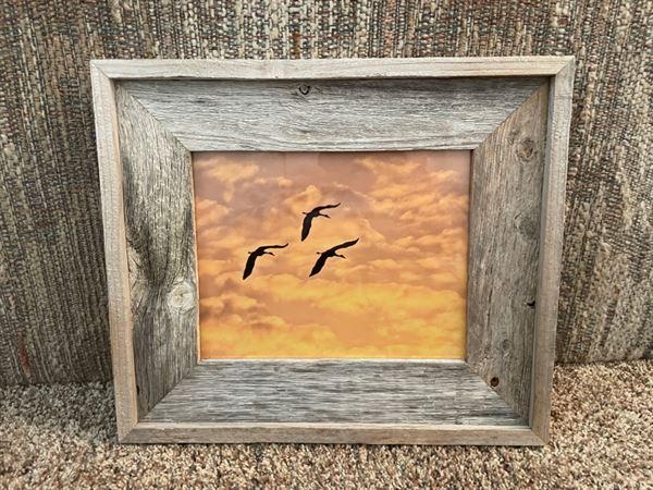 6x6 Barnwood Picture Frames, Medium Width 2.75 inch Lighthouse Series