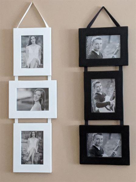 Collage Picture Frames Multi Frame Set 3 5x7 Frames On Ribbon