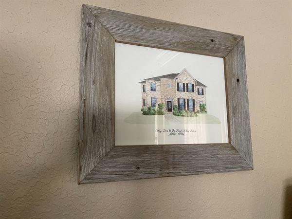 16x20 Rustic Barnwood Picture Frames, 3 inch Wide, Homestead Series