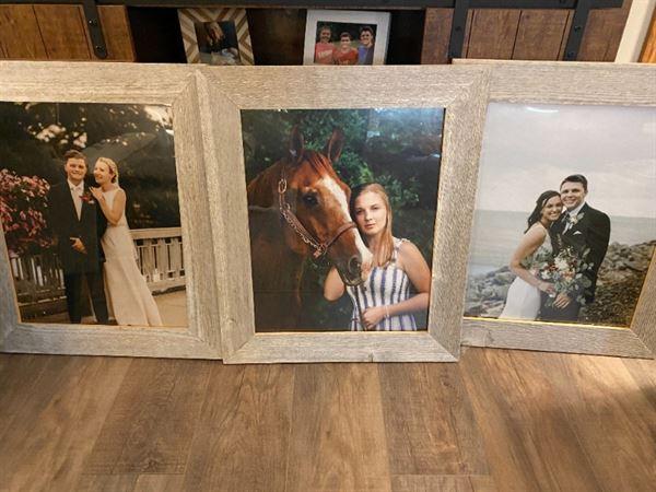 16x20 Picture Frames – Reclaimed Barn Wood Open Frame (No Plexiglass or  Back) - Rustic Decor