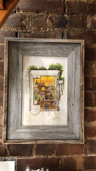 10x20 Rustic Picture Frame, Medium Width 2.75 inch Lighthouse Series