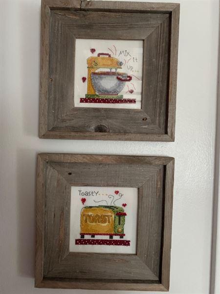 6x6 Barnwood Picture Frames, Medium Width 2.75 inch Lighthouse Series