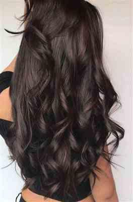Hairlaya Hand Tied Weft Hair Extension Darkest Brown 100g