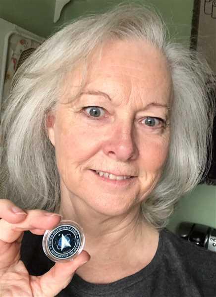 Diane Sanders verified customer review of Donald Trump - Space Force - Authentic JFK Half Dollar
