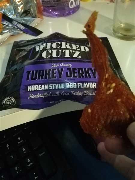 Wicked Cutz Korean Style BBQ Turkey Jerky