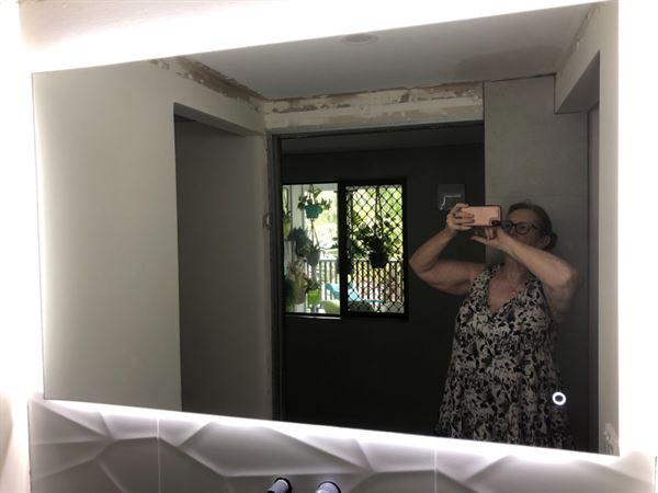Wall Mirrors Bathroom, Ceiling Hung Mirror Australia