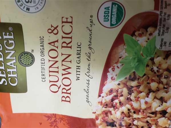 Donna Palmer verified customer review of Seeds Of Change Organic Quinoa And Brown Rice With Garlic - 8.5 Oz - Pack of 12