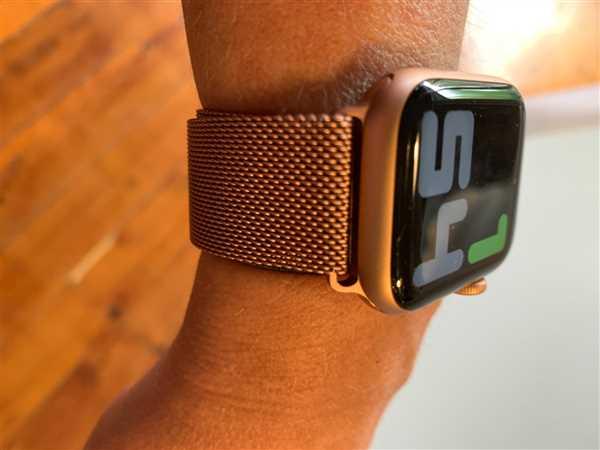 iwatch 4 gold milanese loop