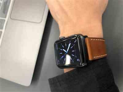 Anonymous verified customer review of Coffee French Calf Leather Apple Watch Band