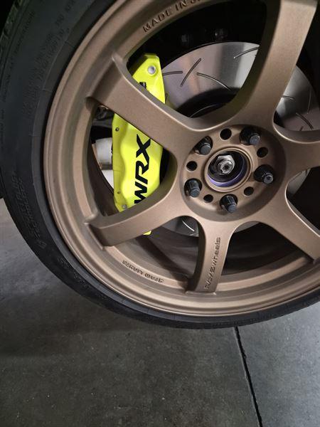 Option Lab R716 18x9.5 5x100 +35 Top Secret Gold Wheel - Universal
