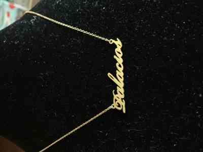 diyjewelry Sophia - 925 Sterling Silver/10K/14K/18K Personalized Adjustable 16”-20” Name Necklace Review