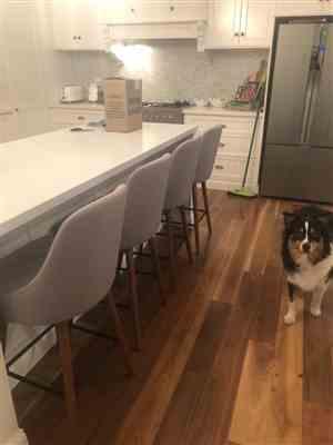 Cathy B. verified customer review of Patrick Kitchen Bar Stool (Set of 2) Light Grey