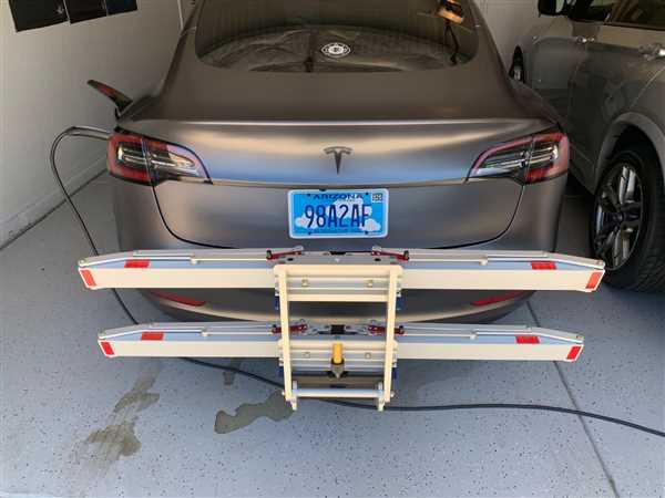 tesla model 3 trailer hitch bike rack