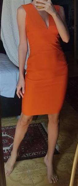 Shopper verified customer review of Lativia Orange Bandage Dress