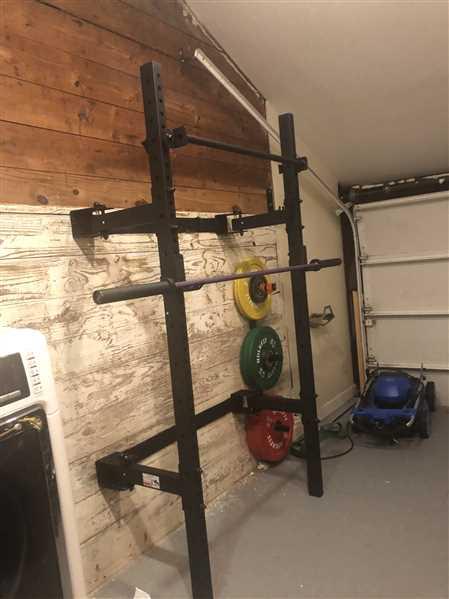 PRx Wall-Mounted Murphy Squat Rack with Pull-Up Bar - PRx Performance