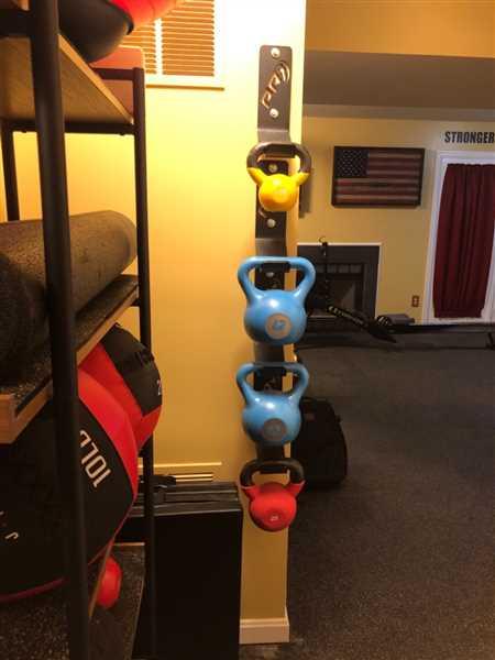 Karrie Boswell verified customer review of Kettlebell Storage