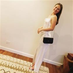 Sharon A. verified customer review of Bowery Slip Dress Cold White