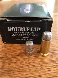 Foundry Outdoors DoubleTap Ammunition 40200HC DT Hunter 40 Smith & Wesson (S&W) 200 GR Hard Cast 20 Bx/ 50 Cs Review