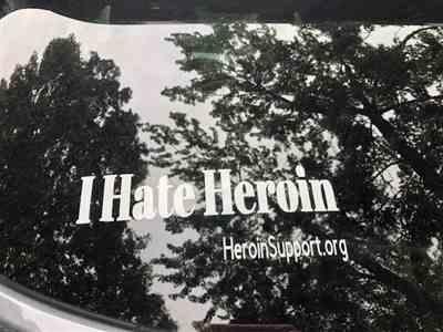 Anonymous verified customer review of Window Decal - I Hate Heroin - 3 x 8