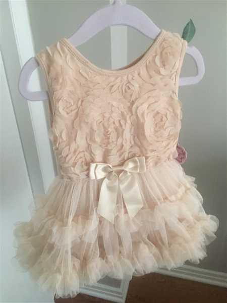 Joanna Cioffi verified customer review of Popatu Baby Girls Ivory Ruffle Dress